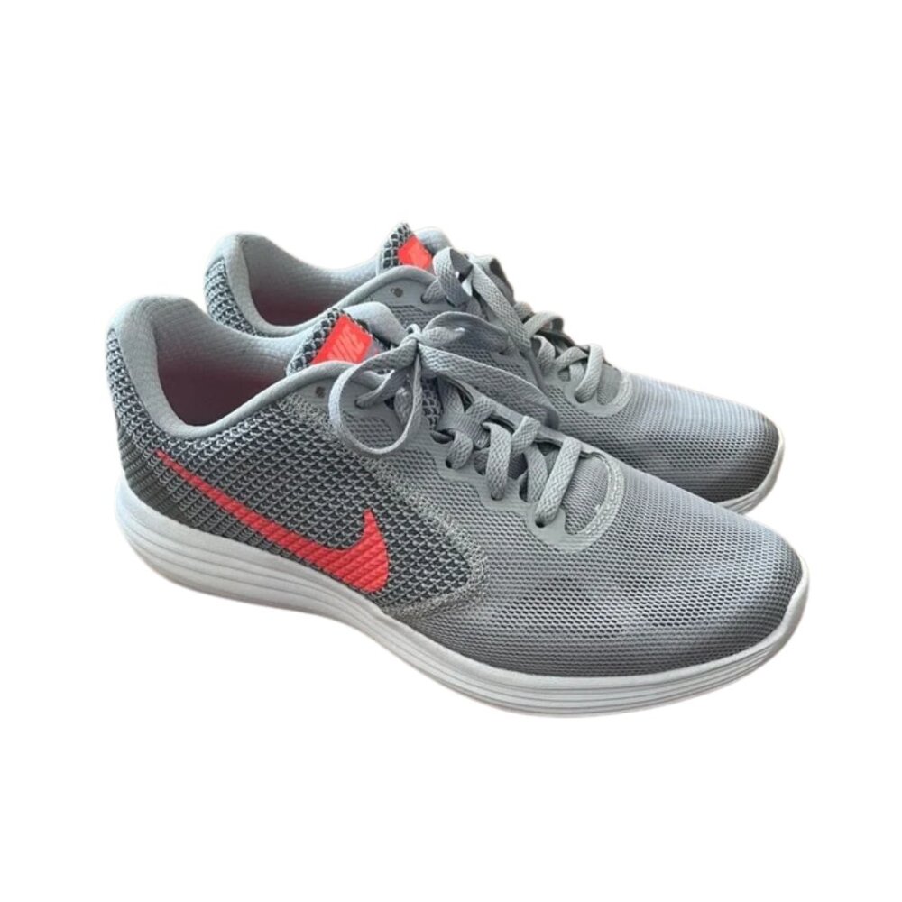 Nike Revolution 3 Running Sneakers Grey Women’s Size 7.5